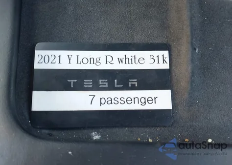 2021 Tesla Model Y Long Range Dual Motor All-Wheel Drive из США, поврежденный, VIN 5YJYGAEE2MF145413